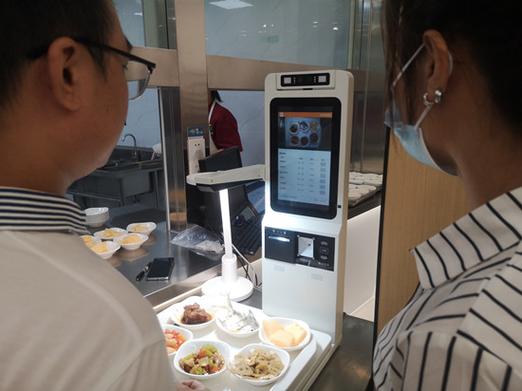 智慧食堂视觉识别结算台丨餐厅自助领域全新解决方案